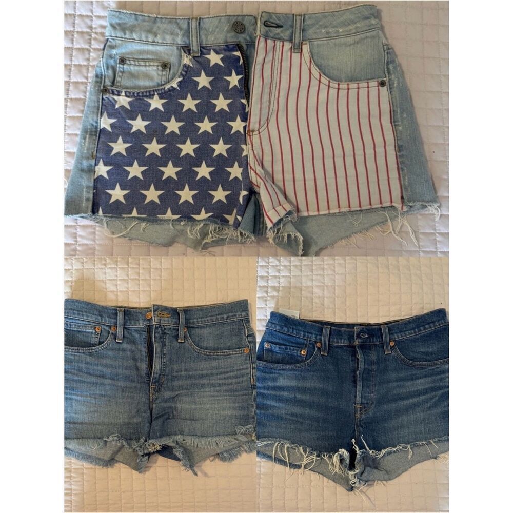 Set of 3 Jean Shorts